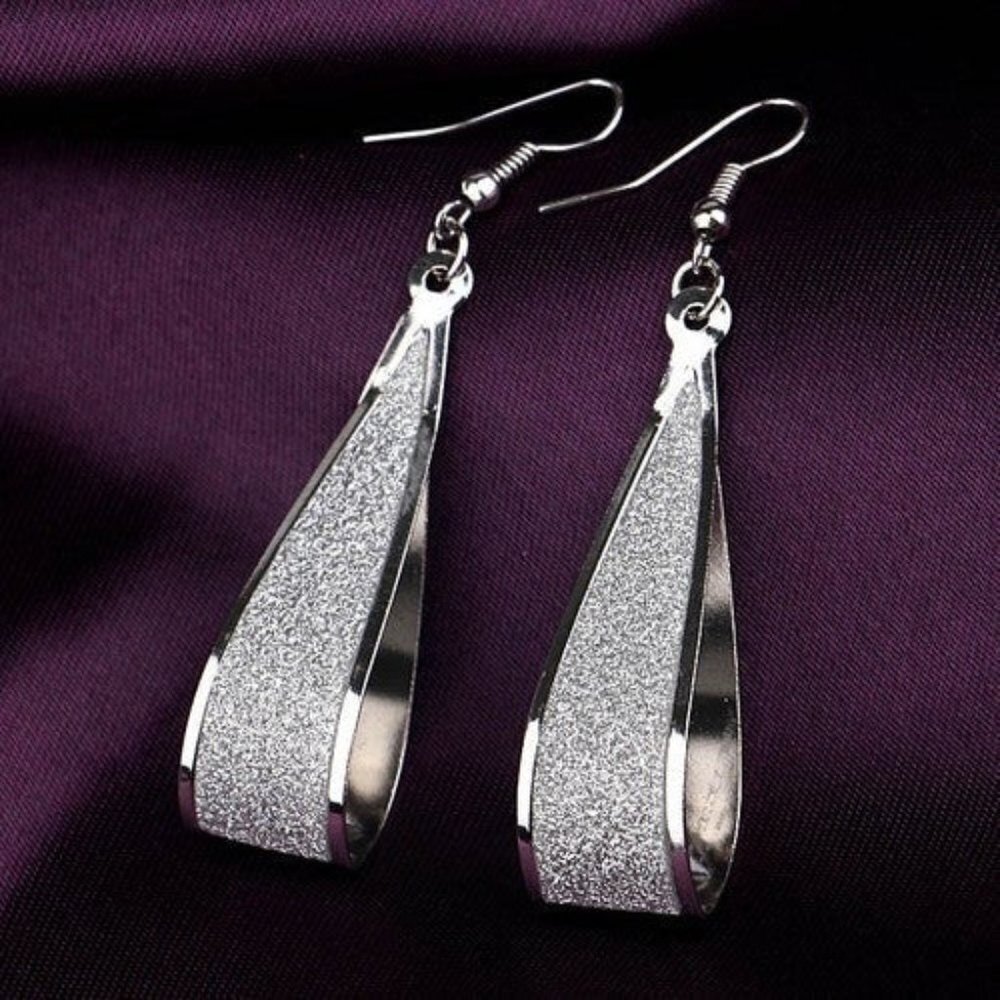 Sparkling Water Drop Earrings